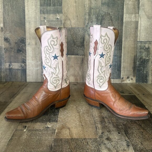 Lucchese N4535 Stars 1883 Western Cowboy Boots Womens 8 B - Picture 10 of 12